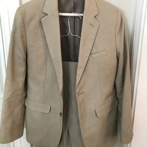 Boy's Nautica linen blend suit